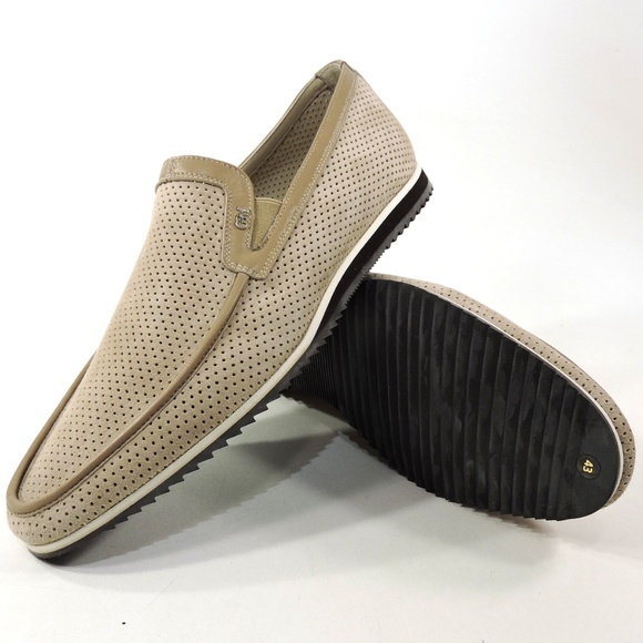 GOODMAN ?? MEN\'S BROWN SUEDE COMFORT FLAT LOAFERS main image 6